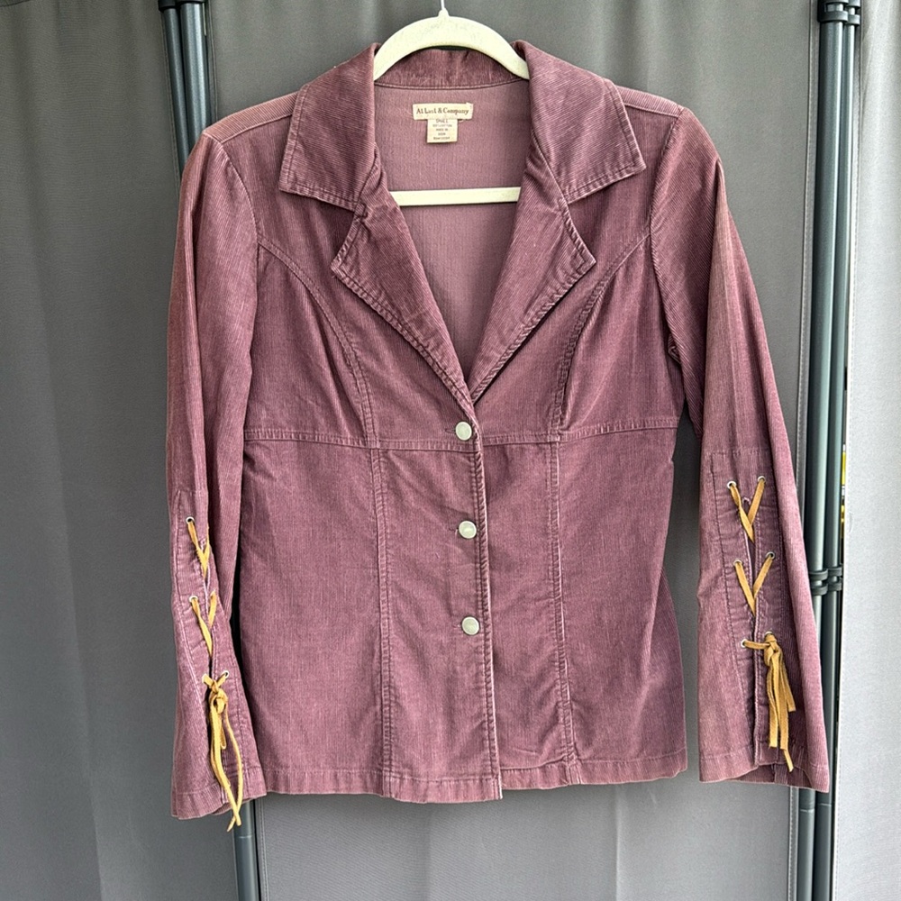 Women’s corduroy blazer jacket